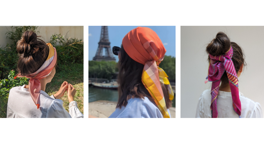 5 coiffures à réaliser avec un foulard