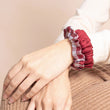 Load image into Gallery viewer, Chouchous en soie - lot de 2 PF- Bordeaux / Krama bordeaux