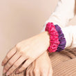 Load image into Gallery viewer, Chouchous en soie - lot de 2 PF - uni rose - uni violet