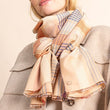 Load image into Gallery viewer, Echarpe Cardif en soie laine camel