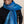 Charger l&#39;image dans la galerie, Echarpe Dégradée en soie laine bleu klein
