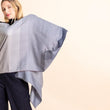 Load image into Gallery viewer, Echarpe Harmonie en soie cachemire gris