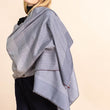 Load image into Gallery viewer, Echarpe Harmonie en soie cachemire gris