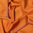 Charger l'image dans la galerie, Echarpe Nomade Unie en soie laine cachemire amber