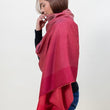 Load image into Gallery viewer, Echarpe Harmonie en soie cachemire rouge