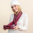 Charger l'image dans la galerie, Snood en soie laine bordeaux