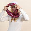 Charger l'image dans la galerie, Snood en soie laine bordeaux