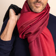 Load image into Gallery viewer, Etole Brume femme soie cachemire rouge bordeaux