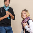 Charger l'image dans la galerie, Foulard Krama en soie bordeaux
