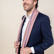 Charger l'image dans la galerie, Foulard Paul en soie corail