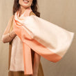 Charger l'image dans la galerie, Foulard en soie Bicolore blush