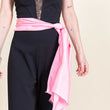 Charger l'image dans la galerie, Petit foulard Uni en soie rose