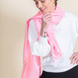 Charger l'image dans la galerie, Petit foulard Uni en soie rose