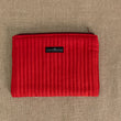 Charger l'image dans la galerie, Pochette Doudoune en soie rouge