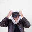 Charger l'image dans la galerie, Snood en soie laine ecru