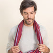 Charger l'image dans la galerie, Snood en soie laine bordeaux
