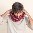 Charger l'image dans la galerie, Snood en soie laine bordeaux