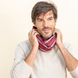 Charger l'image dans la galerie, Snood en soie laine bordeaux