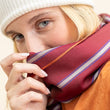 Charger l'image dans la galerie, Snood en soie laine bordeaux