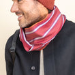 Charger l'image dans la galerie, Snood en soie laine bordeaux