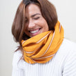 Charger l'image dans la galerie, Snood en soie laine curry