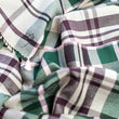 Charger l'image dans la galerie, Echarpe Tartan en soie laine vert