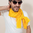 Load image into Gallery viewer, Cheche Noah en soie coton jaune