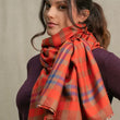 Load image into Gallery viewer, Echarpe Basile en soie laine paprika