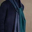 Charger l'image dans la galerie, Echarpe Harmonie en soie cachemire teal
