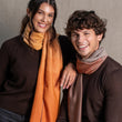 Load image into Gallery viewer, Echarpe Harmonie en soie cachemire moka