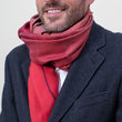 Load image into Gallery viewer, Echarpe Harmonie en soie cachemire rouge