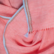 Charger l'image dans la galerie, Echarpe Nomade Unie en soie lin rose