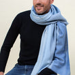Load image into Gallery viewer, Etole Brume en soie cachemire bleu ciel