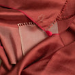 Charger l'image dans la galerie, Petit foulard Bicolore en soie sienne zoom