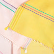 Load image into Gallery viewer, Foulard Filo en soie jaune-nude