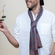 Charger l'image dans la galerie, Foulard Krama en soie choco