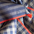 Charger l'image dans la galerie, Foulard Krama en soie marine