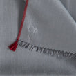 Charger l'image dans la galerie, Foulard Mini Pointillé en soie gris