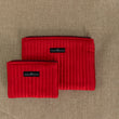 Charger l'image dans la galerie, Mini pochette en soie rouge