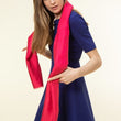 Charger l'image dans la galerie, Petit foulard Uni en soie fuchsia
