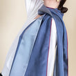 Charger l'image dans la galerie, Petit foulard Bicolore en soie orage
