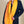 Charger l&#39;image dans la galerie, Petit foulard Bicolore en soie bouton d&#39;or
