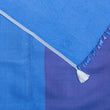 Load image into Gallery viewer, Petit foulard Bicolore en soie bleu klein