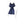 Charger l&#39;image dans la galerie, Petit foulard Bicolore en soie marine
