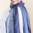 Charger l'image dans la galerie, Petit foulard Bicolore en soie orage