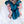 Charger l&#39;image dans la galerie, Petit foulard Bicolore en soie teal
