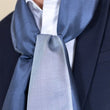Charger l'image dans la galerie, Petit foulard Bicolore en soie orage