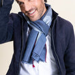 Charger l'image dans la galerie, Petit foulard Bicolore en soie orage