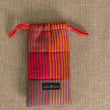 Charger l'image dans la galerie, Pochette Etui Doudoune en soie laine patchwork ruste