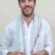 Load image into Gallery viewer, Nomade Plain scarf in sage linen silk